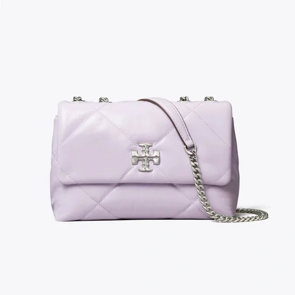 Tory Burch Small Kira Diamond Quilted Leather Convertible Shoulder Bag - Picture 1 of 14